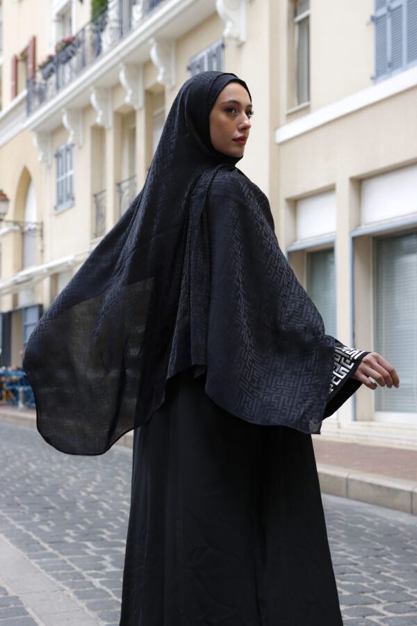 Jacquard Monogram Black