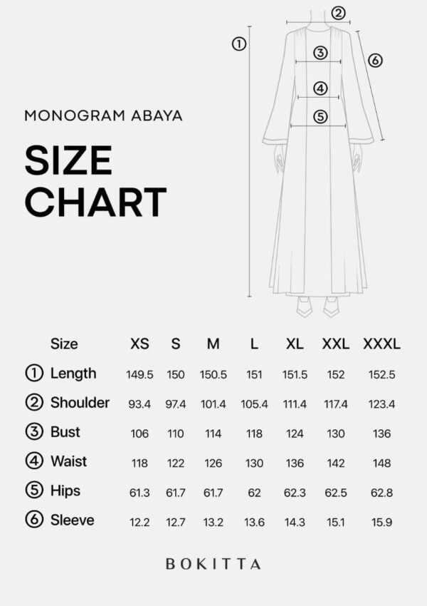 Abaya Black Monogram - Image 10